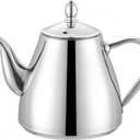 SANQIAHOME Stainless Steel Teapot Coffee Servers 1500ml (without filter)