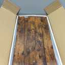 Wire Shelf Covers for Pantry, Premium Engineered Wood Shelf Covers for Wire Shelving, Wire Rack Covers for Closet, Laundry Room, Easy Assembly, Rustic Brown (4pcs, 24" W x 12" D), Pending Patent