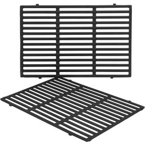 Leship 18.75" Grates for Weber Genesis II 300 Series Grills Genesis II E/S 310 315 325 330 335 Gas Grills, Cast Iron Grill Grates Replacement Parts for Weber 66095 66805 (18.75" x 13.25")