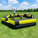 Gaga Ball Pit Inflatable 20FT with Powerful Built-in Blower,Portable Gaga Pit for Indoor Outdoor Family Activities