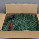 MorTime 9 FT LED Christmas Garland with Pinecones Red Berries Bows Christmas Balls Candies, Multi-Function Christmas Garland with 50 Warm White LED Lights, 180 Branch Tips