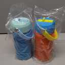 Fimibuke Kids Insulated Water Bottle, 14oz BPA FREE Double Wall Vacuum Tumbler 18/8 Stainless Steel Leak Proof Kids Cups with Straw Metal Water Bottle for School Boys Girls (2 Pack, Ocean Life)