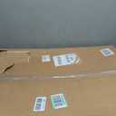 Laundry Hamper with Lid, 110L Large Tall Clothes Basket Bin with Bamboo Handles, Collapsible Laundry Hamper for Bedroom, Bathroom, Dorm, Laundry Room - Black