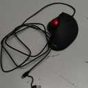 Nulea M509 Trackball Mouse Wired, Ergonomic Design, Easy Thumb Control, Precise & Smooth Tracking, 2-in-1 Interface (Type A &Type C), Compatible for PC, Laptop, Mac, Windows(Red).