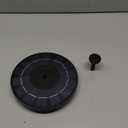 2.5W Solar Bird Bath Fountain Pump - 6 Nozzles for Adjustable Water Patterns, Pond, Pool, Fish Tank & Outdoor Use | Energy-Saving, Easy Setup for Bird Baths & Small Water Features