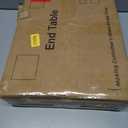 Nightstand with Charging Station, End Table with 2 Fabric Drawers, LED Night Stand for Bedroom, Small Bed Side Table with USB Ports and Outlets for Living Room, Black, HETS02BK-1