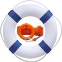 Lifebuoy Set 20Inch Life Preserver Ring and Water Floating Lifesaving Rope 98.4FT, Swim Foam Buoy, Swimming Pool Safety Throwing Ring with Perimeter Rope, Throwable Flotation Device (Blue)