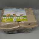Okuna Outpost 20 Reusable Paper Egg Cartons, 12 and 6 Count Sizes with 125 Labels, Jute String (146 Pieces)