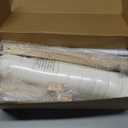 Zakkart SnugCloud Cat Window Perch with 4-Sided Bolster - Large Cat Hammock for Window Sill - Solid Hardwood & Metal Frame - Window Seat for Pets (Natural Color Wood w/White Bed, Large) (Large (25"x15"))