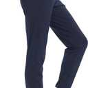 Idtswch 30"/32"/34"/36" Long Inseam Women Tall Sweatpants Extra Long Joggers Zipper Pockets Track Athletic Pants for Running (Blue, L)