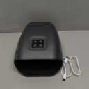 JQX Hand Massager with Heat and Compression, Cordless Electric Hand Massager, 3 Levels Pressure for Finger, Gifts for Women, Men(Grey)