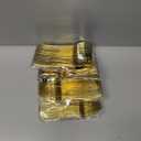 N9R 100PCS Gold Plastic Silverware, Heavy Duty Disposable Cutlery Set for Parties, Disposable Plastic Spoons and Forks Includes 50 Gold Spoons and 50 Forks for Weddings, Birthday, Dinners