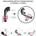 2 x RockMax for AirPods 4 SkinPersonalized Rose Stickers for Air Pods 4th Gen, Compatible with AirPod Case 2024, Durable Tattoo Wrap, Easy to Identify