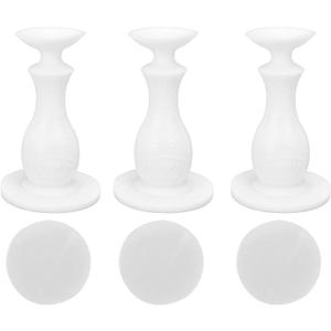 Hapivida Washer Door Stopper, Flexible Front Load Washing Machine Door Holder Prop with Suction Cups for Air Circulation, Rubber Appliance Accessory for Laundry Room (White)