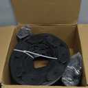 4 in x 25 Ft Garden Landscape Edging, No Dig Garden Edging Border Kit with 46 Pcs Spikes for Flower Bed Lawn Yard Grass Black