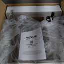 VEVOR Heavy Duty Paper Cutter, 12" Industrial Commercial Guillotine Paper Cutter for A4 Paper, 400 Sheet Capacity, Solid Steel Construction, Stack Paper Trimmer for Office Home School Shop, White