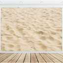 FuWeave 7x5ft Sand Beach Photography Backdrop Summer Beach Background Tropical Seaside Wall Backdrop Decorations for Wedding Birthday Baby Shower Party Photoshoot Studio Props