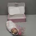 Vollence 10 inch Full Body Silicone Baby Dolls That Look Real, Not Vinyl Dolls, Soft Realistic Newborn Lifelike Silicone Baby Dolls Gifts for Kids Birthday Gifts - Girl