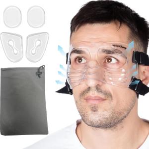 QianCheng Nose Guard Face Shield with Silicone Padding LX (Transparent)