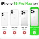 AOTESIER Magnetic for iPhone 16 Pro Max Case, [Compatible with MagSafe][Camera Protection], Food Grade Silicone Phone Case with [2 Screen Protectors], Anti-Scratch Lining, 6.9inch, Peach