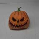 HugOutdoor Halloween Scary Pumpkin Mask Masquerade Cosplay LED Light Latex Pumpkin Full Head Mask for Costume Party