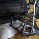 Outdoor Lamp Post Light 3-Head, Classic Vintage Light Pole with Clear Glass Panels, E27 Base, Dusk to Dawn Waterproof Street Light for Patio, Backyard, Garden, Driveway (Black)