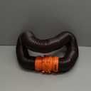 Camco RhinoFLEX RV 5ft Sewer Hose Extension Kit with Swivel Fitting - 39765, Black