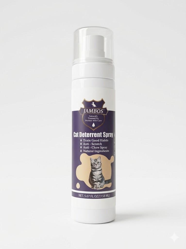 Cat Deterrent Spray - Safe Indoor & Outdoor Deterrent for Furniture Protection, Cat Deterrent Spray - 150