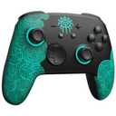 FUNLAB Switch 2 Pro Controller Wireless Compatible with Switch2/OLED, Hall Effect Controller with RGB, Firefly Switch Controls with NFC, Wake Up Function, Black Bluetooth Remote Gamepad with 7 LED/Paddle/Turbo/Motion