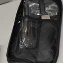 Camping Cooking Utensils Set, Stainless Steel Grill Tools, Camping BBQ Cookware Gear and Equipment for Travel Tenting RV Van Picnic Portable Kitchen Essentials Accessories (Black-16 PCS)