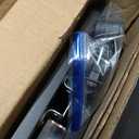 Drive Medical Overbed Table with Wheels - Secure Height Adjustment for Comfort - Non Tilt Surface - Smooth Rolling Design - Home & Hospital Use - Woodgrain Laminate Top - Silver Vein