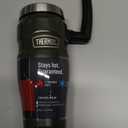 THERMOS Stainless King Vacuum-Insulated Travel Mug with Handle - 16oz, Army Green - Thermos Tumbler for Hot & Cold Drinks - Leak-Proof & Sweat-Proof Stainless Steel Coffee Mug with Lid for Commuting