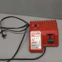 Milwaukee 48-59-1812 M12 or M18 18V and 12V Multi Voltage Lithium Ion Battery Charger w/ Onboard Fuel Gauge