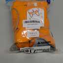 Lelepet Dog Coat Waterproof Dog Jacket Reflective Fleece Vest with Adjustable Buckle & Leash Hole Windproof Cold Weather Coats for Small Medium Large Dogs, Warm Hunting Vest, Orange, M