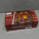 338 LED Christmas Lights Indoor Outdoor Decorations 10FT Christmas Decorative Ladder Lights with Santa Claus, 8 Modes Waterproof Xmas Tree Light for Garden Window Home Wall Decor, Warm White