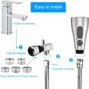 Kitchen Faucet Sink Sprayer Attachment, Sink Hose Sprayer with Aerator For Faucet with Brass Diverter and Stainless Steel Hose for Kitchen, Laundry Room, Bathroom Pet Shower, Hair Washing