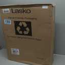 Lasko Oscillating Cyclone Pedestal Fan, Adjustable Height, Timer, Remote Control, 3 Speeds, for Bedroom, Living Room, Home Office, 18", Black, 1843