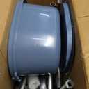Heavy-Duty Rolling Shower Chair with 10" Solid Wheels for Elderly