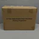 Delamu 9 Tier Over The Door Pantry Organizer, Pantry Organization and Storage, Hanging Spice Rack for Pantry Door Organizer, Metal Pantry Door Shelves for Kitchen, Bathroom, Laundry Room,15.3" Black