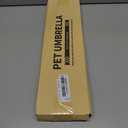 Pet Dog Transparent Umbrella, Clear Folding Adjustable Leash, Keeps Pet Dry in Rain (C Hook)