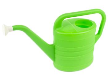 Watering Can 1 Gallon for Garden, Indoor Plants, Outdoor Plant House Flower, Large Long Spout with Sprinkler Head Green