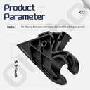 Ohoho 2 Pack 731-10069D Hood Pivot Bracket Compatible with Cub Cadet / MTD Lawn Mower - Fits Model: GT XT1 XT2 50 SLX54 SLX50 GX54 GX50 ST54