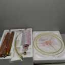 62.5" Wood Floor Lamp for Living Room Gold with Foot Switch Arc Standing Tall Lamps for Bedroom Mid Century Modern Corner Floor Lamps for Office Nursery Industrial Reading Light Room Lamp