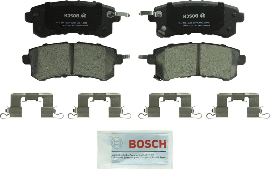 BOSCH BC1510 QuietCast Premium Ceramic Disc Brake Pad Set - Compatible with Select Infiniti QX56, QX80; Nissan Armada; REAR