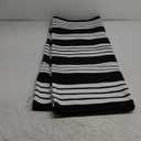 Black and White Striped Outdoor Rug,4x6Cotton Modern Farmhouse Rug Hand-Woven Reversible Door Mat Washable Doorway Carpet for Patio Kitchen Bedroom