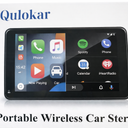 7 Inch Portable Touch Screen Car Stereo with Wireless Carplay & Android Auto, Mirror Link, Bluetooth, AUX, FM, Siri, Voice Control for All Vehicles 