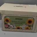 ZEROMX Candle Making Kit for Adults & Beginners - Full DIY Set with 1200g Soy Wax, Jars, Dyes, Floral Molds, Gift Packaging - Christmas Gift Idea for Holiday Gifting, Perfect Handmade Home Decor (Pouring Pot)