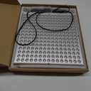 45W Skin Tanning Panel Lamp, 460nm Wavelength Portable Tanning Lamp Tanning Light, Physiotherapy Panel Light for Bronze Skin Color (US Plug)