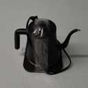 Stariver Gooseneck Electric Kettle, 0.8L Electric Tea Kettle Tea Pot, Pour Over Coffee Kettle with Stainless Steel Inner Lid & Bottom, Water Boiler with Auto Shut Off and Boil Dry Protection, Black