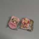 120 Pcs Pink Vintage Christmas Paper Gift Tags with String Winter Gift Hanging Paper Tags for Christmas Tree Winter Holiday Wish Labels